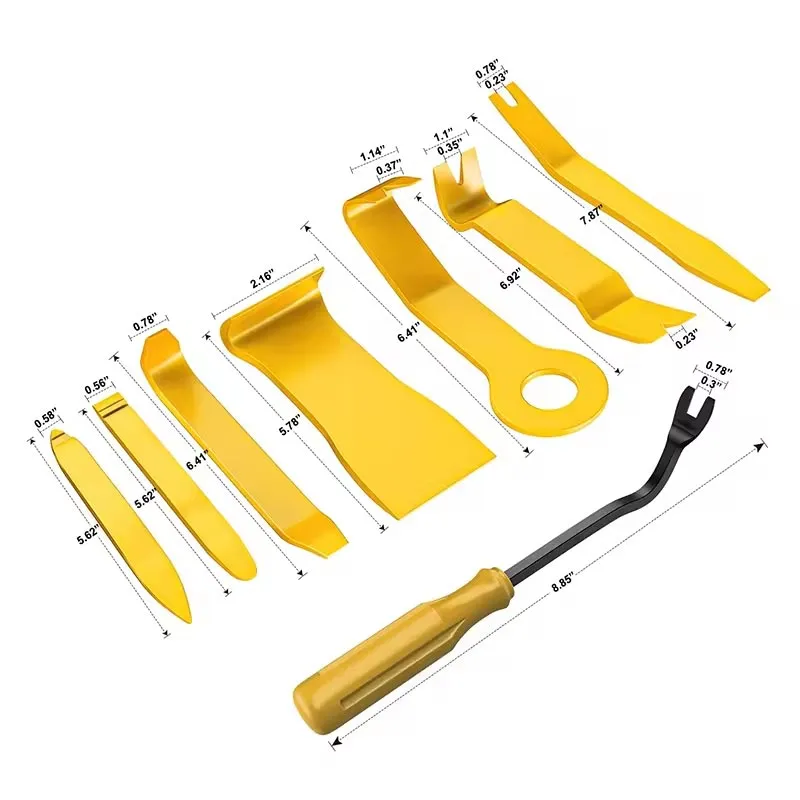 Wéi benotzen ech Multifunktioun Auto Trim Timephal Tool Kits?