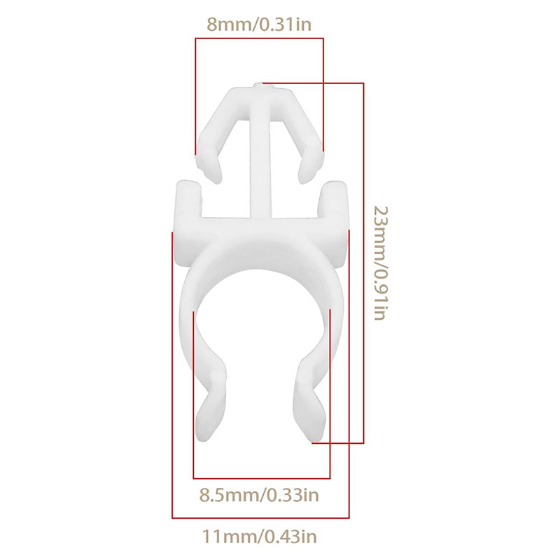 Auto Front Hood Support Rod Clips